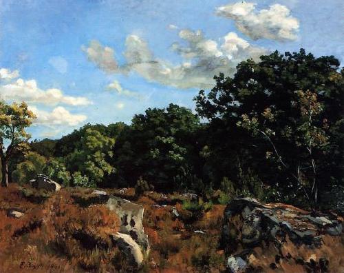 Frederic Bazille Landscape at Chailly oil painting picture
